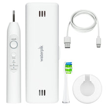 Load image into Gallery viewer, Waterpik Sensonic Sonic Electric Toothbrush, Rechargeable Toothbrush for Adults with 3 Modes, Travel Case, USB Charger, White STW-03W020, Packaging May Vary