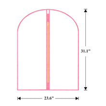 Load image into Gallery viewer, Garment Bags Cover for Hanging Clothes Gowns, 23.6’’×39.1’’,5 Pack Black