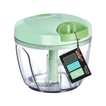 Load image into Gallery viewer, Manual Food Chopper Vegetable Cutter, Hand String Vegetable Chopper Onions Cutter for Vegetable Fruits Nuts BPA Free Food Safe Material, 550ml Gray