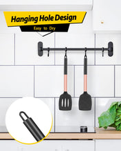 Load image into Gallery viewer, Pack of 2 Silicone Solid Turner, Non Stick Slotted Kitchen Spatulas, High Heat Resistant BPA Free Cooking Utensils, Ideal Cookware for Fish, Eggs, Pancakes(Black)