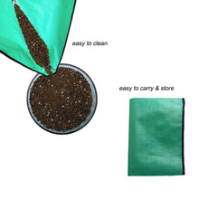 Load image into Gallery viewer, Foldable Plant Repotting Mat - Waterproof Indoor/Outdoor Gardening Mat - 26.8&quot; x 26.8&quot; (Green)
