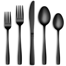 Load image into Gallery viewer, MUTNITT 30 Pcs Silverware Set Service for 6,Premium Stainless Steel Flatware Set,Mirror Polished Cutlery Utensil Sets,Durable Kitchen Eating Tableware Sets,Include Fork Knife Spoon,Dishwasher Safe