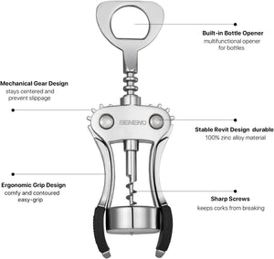 Can Opener Wine Opener Wing Corkscrew Bottle Opener