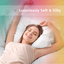 Load image into Gallery viewer, Secura Queen Bed Sheet Set, 4pcs Bedding Sheets &amp; Pillowcases, Soft Microfiber 1800 Thread Count 16&quot; Deep Pocket Luxury Bed Sheets - Hypoallergenic, Wrinkle &amp; Fade Resistant (Black)