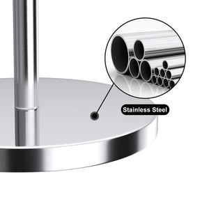 Toilet Paper Holder Stand(with Reserve Function), Free-Standing Spare Rolls Storage Holder, Stainless Steel