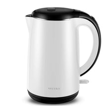 Load image into Gallery viewer, Secura Original Stainless Steel Double Wall Electric Water Kettle 1.8 Quart with Auto Shut-Off &amp; Boil-Dry Protection, Black Onyx SWK-1701DA/HB-3227B