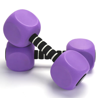Water Dumbbells, 2Pack Aquatic Exercise Dumbbells, EVA Foam Barbells for Men Women Water Workouts
