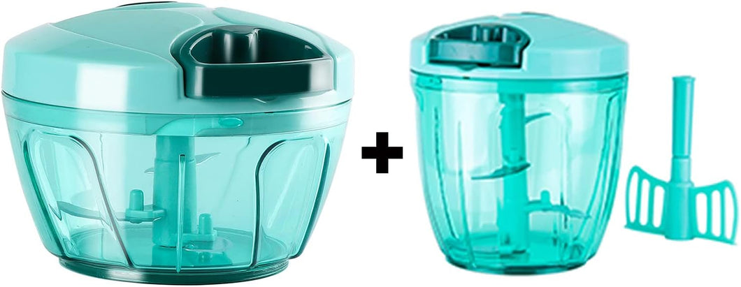 Manual Food Chopper, Hand Pull String Vegetable Slicer Onions Cutter, BPA free food safe material