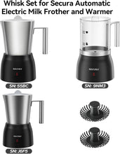 Load image into Gallery viewer, 2 Replacement Whisks for 4-IN-1 Electric Milk Frother Automatic Milk Steamer F280R Black 1.5x1.5&#39;&#39;