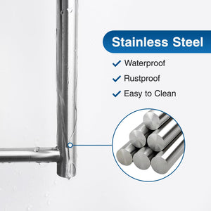 Paper Towel Holder - Self-Adhesive or Drilling, Brushed Nickel, Wall Mounted, SUS304 Stainless Steel Kitchen Roll Dispenser Under Cabinet