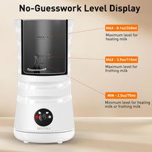 Load image into Gallery viewer, Secura Electric Milk Frother, Automatic Milk Steamer, 4-IN-1 Hot &amp; Cold Foam Maker-8.4oz/240ml Milk Warmer for Latte, Cappuccinos, Macchiato with Silicone Spatula, Silent Operation &amp; Shut-off