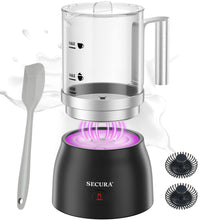 Load image into Gallery viewer, Secura Detachable Milk Frother, 17oz Electric Milk Steamer Stainless Steel, Automatic Hot/Cold Foam and Hot Chocolate Maker with Dishwasher Safe, 120V