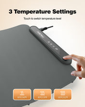 Load image into Gallery viewer, Food Warming Mat, iTRUSOU Electric Warming Tray Full Surface Heating to Keep Food Warm or Thawing, Versatile Food Warmer with 3 Temperature Setting for Parties Buffets Gatherings Holidays Daily Use