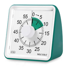 Load image into Gallery viewer, Secura 60-Minute Visual Timer, Classroom Timer, Countdown Timer for Kids and Adults, Time Management Tool for Teaching (Blue &amp; Blue)