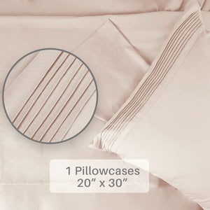 Secura Queen Bed Sheet Set, 4pcs Bedding Sheets & Pillowcases, Soft Microfiber 1800 Thread Count 16" Deep Pocket Luxury Bed Sheets - Hypoallergenic, Wrinkle & Fade Resistant (Black)