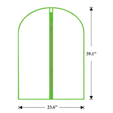 Load image into Gallery viewer, Garment Bags Cover for Hanging Clothes Gowns, 23.6’’×39.1’’,5 Pack Black