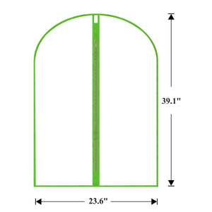 Garment Bags Cover for Hanging Clothes Gowns, 23.6’’×39.1’’,5 Pack Black