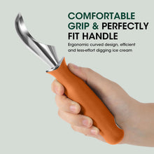 Load image into Gallery viewer, Beneno Heavy Duty Ice Cream Scoop - Upgraded Anti-Fracture Design, Comfortable Grip Long Handle, Effortless Scooping &amp; Dishwasher Safe, Black