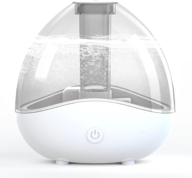 Humidifiers for Bedroom, Ultrasonic Cool Mist Humidifier, Desk Humidifiers Essential Oil Diffuser with Removable 1.5L Water Tank for Baby Nursery and Plants, Up To 24 Hours