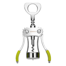 Load image into Gallery viewer, Beneno Wine Opener, Zinc Alloy Premium Wing Corkscrew with Multifunctional Bottles Opener, Sharp Wine Corkscrew with Ergonomic Non-Slip Wing Handle, Upgrade