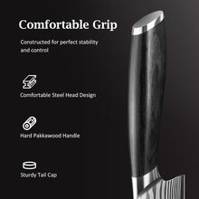 Load image into Gallery viewer, 3 Pieces Knife Set, Professional High Carbon Powder Steel Kitchen Knife Set, Ultra Sharp Knives Set for Kitchen with Elegant Gift Box