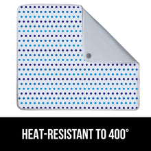 Load image into Gallery viewer, Ironing Board Cover and Pad, Silicone Coating, Thick Scorch Resistant Padding, Heavy Duty Iron Covers Standard Boards, Hook and Loop Fastener Strap, Silver, 15x54