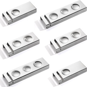 YellRin Knife Spoon Rests Stainless Steel Spoon Fork Knife Rest Rack Flatware Holder Set of 4 for Dining Table Hotel Restaurant ﻿ (size 3)