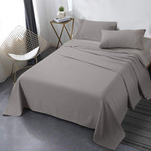 Load image into Gallery viewer, Secura Queen Bed Sheet Set, 4pcs Bedding Sheets &amp; Pillowcases, Soft Microfiber 1800 Thread Count 16&quot; Deep Pocket Luxury Bed Sheets - Hypoallergenic, Wrinkle &amp; Fade Resistant (Black)