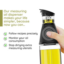 Load image into Gallery viewer, Olive Oil Dispenser Bottle with Pump - Oil Dispenser for Kitchen, Glass Oil and Vinegar Dispenser Set, Measured Cruet for Cooking - Ideal Oil Bottles for Kitchen Gadgets &amp; Gifts, 2 Pack