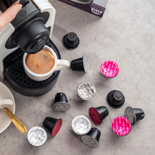 Load image into Gallery viewer, Mixpresso Black Espresso Coffee Machine – Compact 1400W Single Serve Coffee Maker Compatible with Nespresso OriginalLine Capsules, One-Touch Operation, 19-Bar Italian Pump, 27oz Water Tank