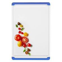 Load image into Gallery viewer, Large Cutting Boards for Kitchen - 18 x 12 Inch Plastic Dishwasher Safe Cutting Board with Deep Juice Groove - Non-Slip, Durable Carving Board for Vegetables, Fruits and Meats