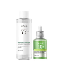 Load image into Gallery viewer, ANUA Gentle Soothing Starter Duo, Azelaic Acid &amp; Heartleaf 77 Soothing Toner, Hydrating, Calming care for Sensitive Skin, Vegan, Korean Skincare Set