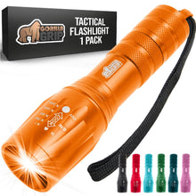 Load image into Gallery viewer, Powerful LED Tactical Flashlight, 750 FT High Lumens 5 Adjustable Modes, Water Resistant, Ultra Bright Zoom Flashlights, Small Mini Flash Light, Camping, Night Dog Walking, Turquoise