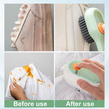 Load image into Gallery viewer, 2 in 1 Multifunction Cleaning Brush, 2024 Upgrade Multifunctional Liquid Shoe Brush Soft Fur Cleaning Brush, Premium Laundry Brush Liquid Brush with Liquid Box for Washing Clothes Shoes (White)