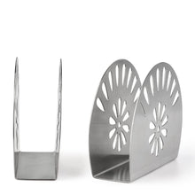 Load image into Gallery viewer, Napkin Holder Set of 2 - Stainless Steel Napkin Holders for Tables Modern Serviette Holder Tissue Dispenser Perfect for Outdoor Events (Silver-1)
