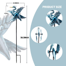 Load image into Gallery viewer, WONDER GARDEN Wind Spinners Outdoor - 2 Pack Small Metal Flamingo Wind Spinner Windmill, Wind Sculpture for Yard Patio Lawn Decor
