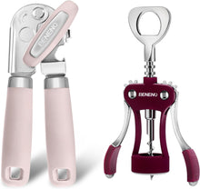 Load image into Gallery viewer, Can Opener Wine Opener Wing Corkscrew Bottle Opener