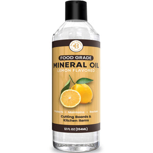 Wood Conditioner Oil to Restore Wood Cutting Boards - Food Grade Mineral Oil 12oz - Board Care, Protect & Refresh Wood, Bamboo, and Cutting Boards and Utensils