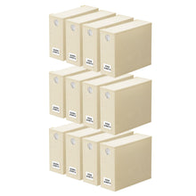 Load image into Gallery viewer, SpaceAid 8 Pack Bed Sheet Organizers and Storage, Foldable Sheet Organizer for Linen Closet, Sheets Set Folder Keeper with Window XL (Queen &amp; King Size) Bedding Container (Beige, 8 Pack)