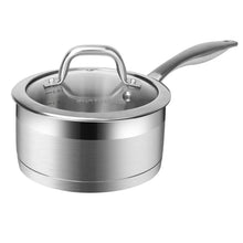 Load image into Gallery viewer, Duxtop Professional Stainless Steel Sauce Pan with Lid, Kitchen Cookware, Induction Pot with Impact-bonded Base Technology, 2.5 Quart