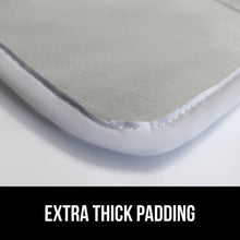 Load image into Gallery viewer, Ironing Board Cover and Pad, Silicone Coating, Thick Scorch Resistant Padding, Heavy Duty Iron Covers Standard Boards, Hook and Loop Fastener Strap, Silver, 15x54