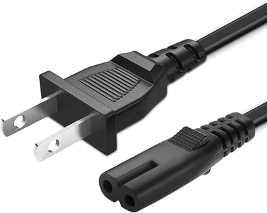2 Prong Power Cord for Electric Warming Tray, 125V AC Power Cord Cable Plug Lead Charger Compatible with iTRUSOU Food Warmer