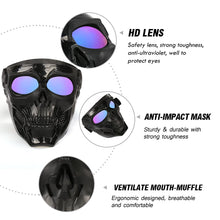 Load image into Gallery viewer, Outamateur Skull Goggle Mask Riding Mask Safety Road Riding UV Motorbike Glasses