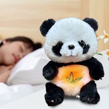 Load image into Gallery viewer, Sioweci Panda Bear Plush Toy with Sound Light Sensing Soft Comfortable