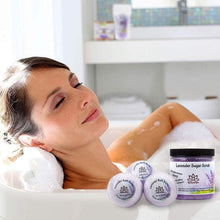 Load image into Gallery viewer, Lavender Spa Gift Set for Women Organic Home Spa Bath Basket Handmade
