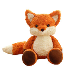 Load image into Gallery viewer, Fluffy Stuffed Toys, Plush Stuffed Animals, Rose, Brown Paw Pads, Sitt