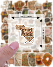Load image into Gallery viewer, 35pcs-50pcs Vintage Stationery Stickers Gratitude Animal Stickers Food