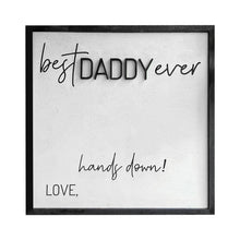 Load image into Gallery viewer, DIY Handprint Wooden Plaque Kit, Personalized Fingerprint Craft for Fa