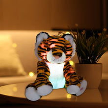 Load image into Gallery viewer, 7.9in Glow-in-The-Dark Tiger Plush - Color Changing LED Night Light St