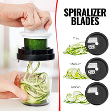Load image into Gallery viewer, Mandoline Slicer Spiralizer &amp; Vegetable Slicer, Zucchini Noodle Maker, Onion &amp; Food Chopper, Veggie Spiral Cutter &amp; Grater (4 in 1)